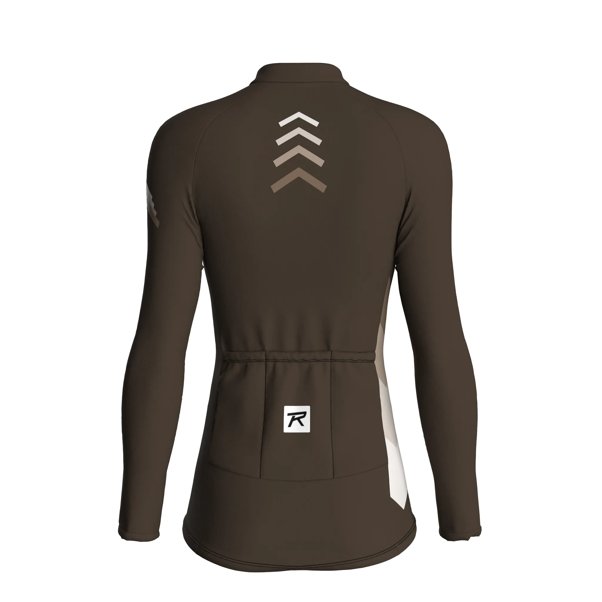 Synth Wave | Taupe Female Long Sleeves Jersey
