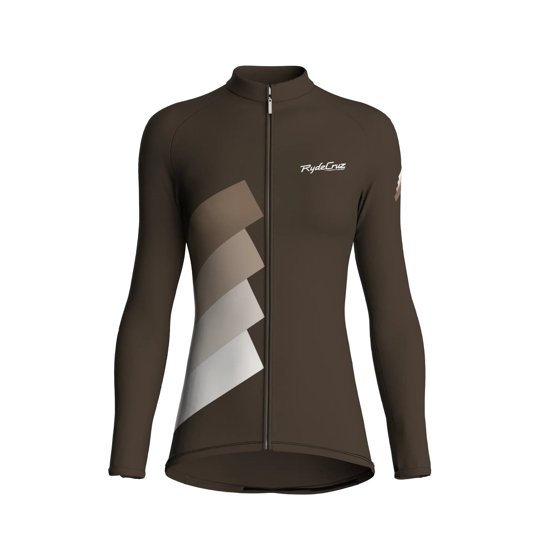 Synth Wave | Taupe Female Long Sleeves Jersey
