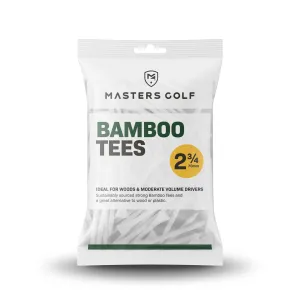 Tees de golf de bambú Masters de 2 3/4" (paquete de 110)