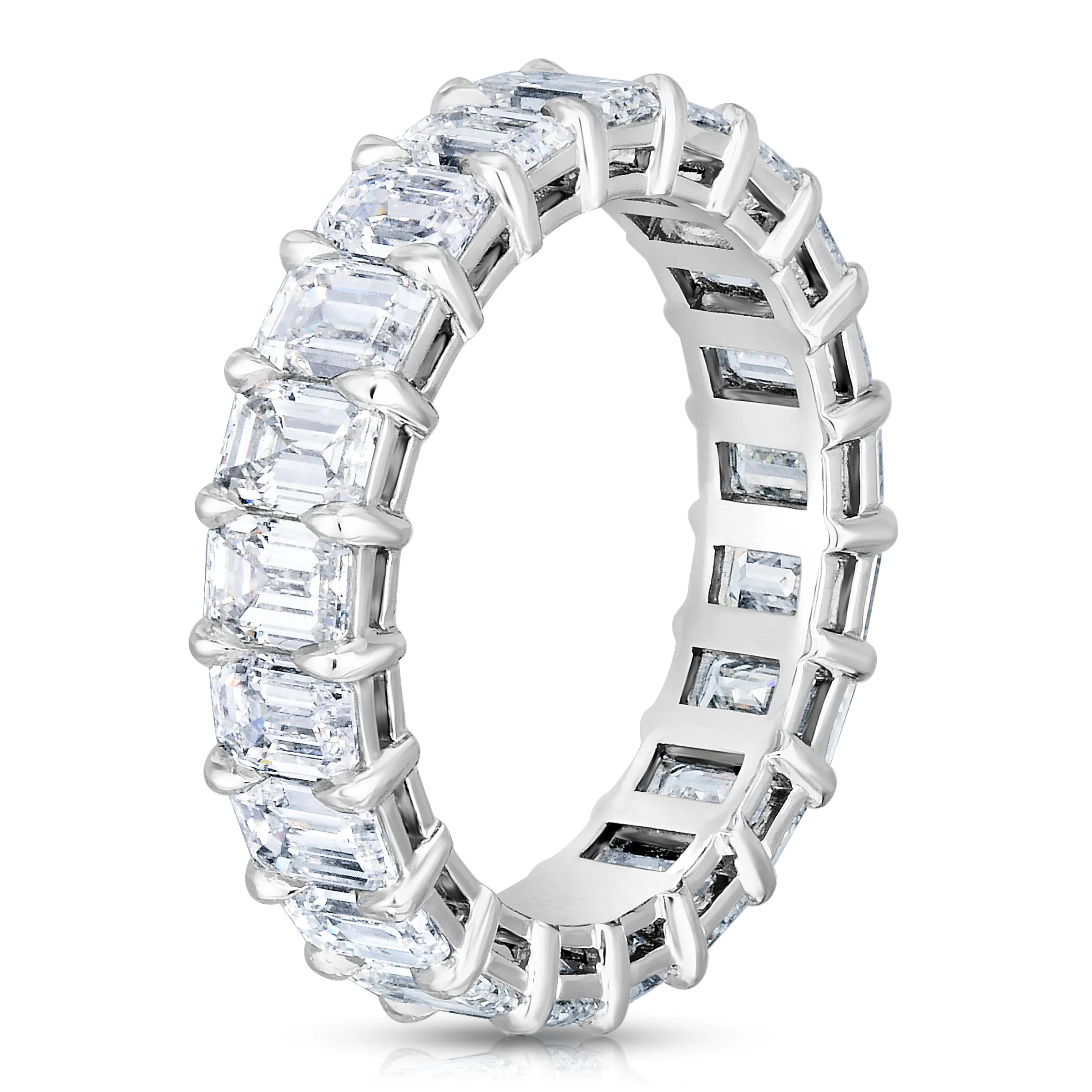 The Classic Emerald Cut Eternity Band