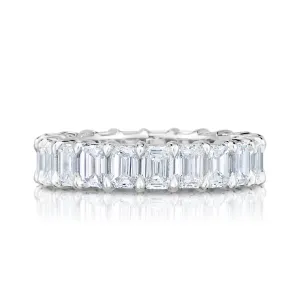 The Classic Emerald Cut Eternity Band