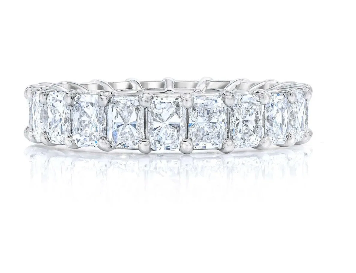 The Classic Radiant Cut Eternity Band