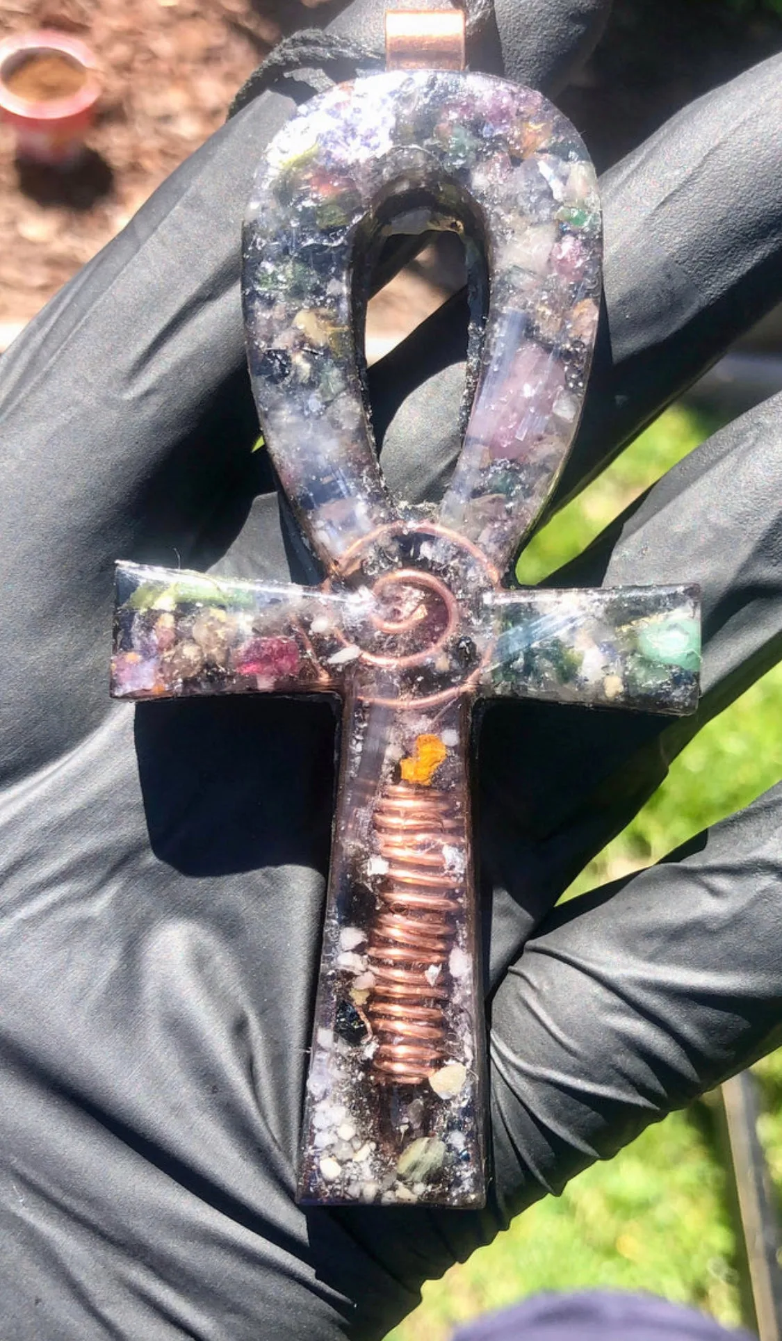 The “Medium Ankh” Orgone Amulet - Aura Protection