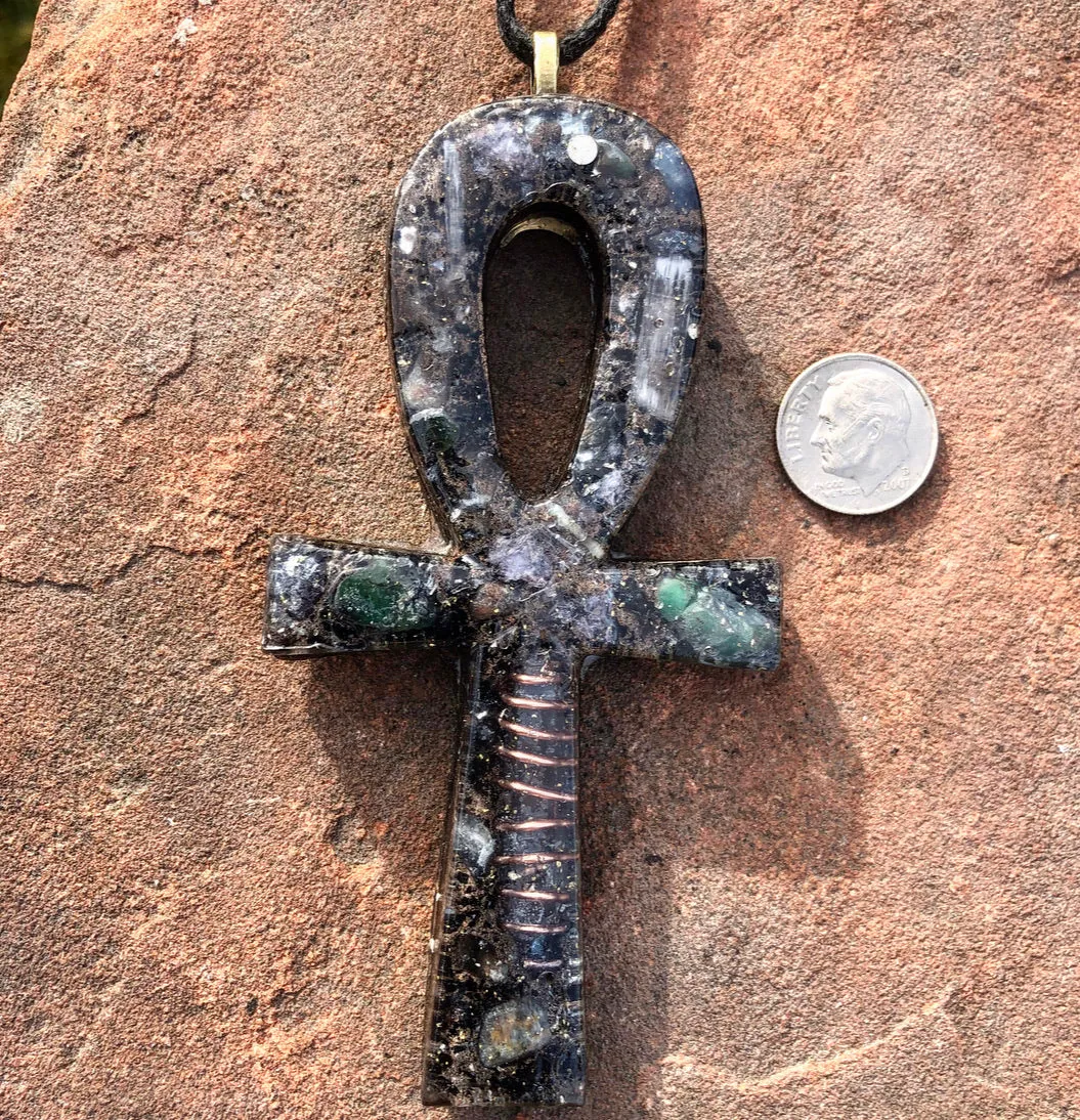 The “Medium Ankh” Orgone Amulet - Aura Protection