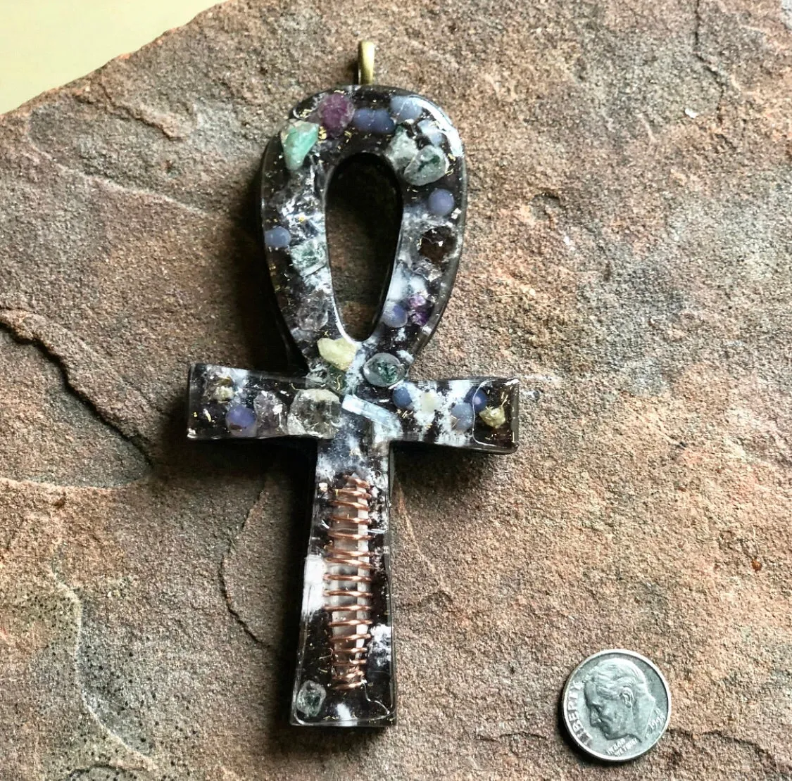 The “Medium Ankh” Orgone Amulet - Aura Protection