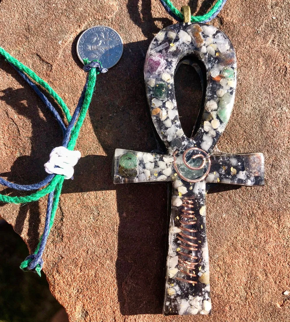 The “Medium Ankh” Orgone Amulet - Aura Protection