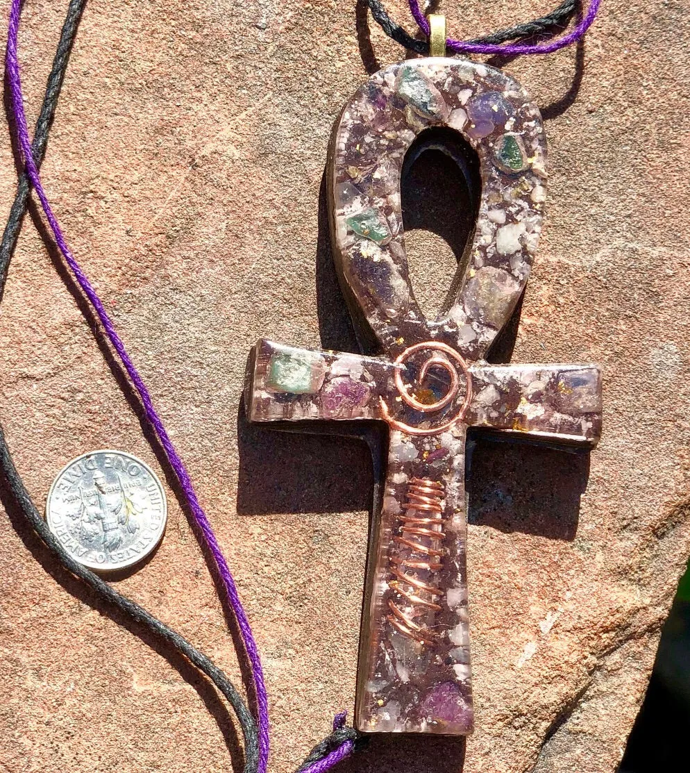 The “Medium Ankh” Orgone Amulet - Aura Protection