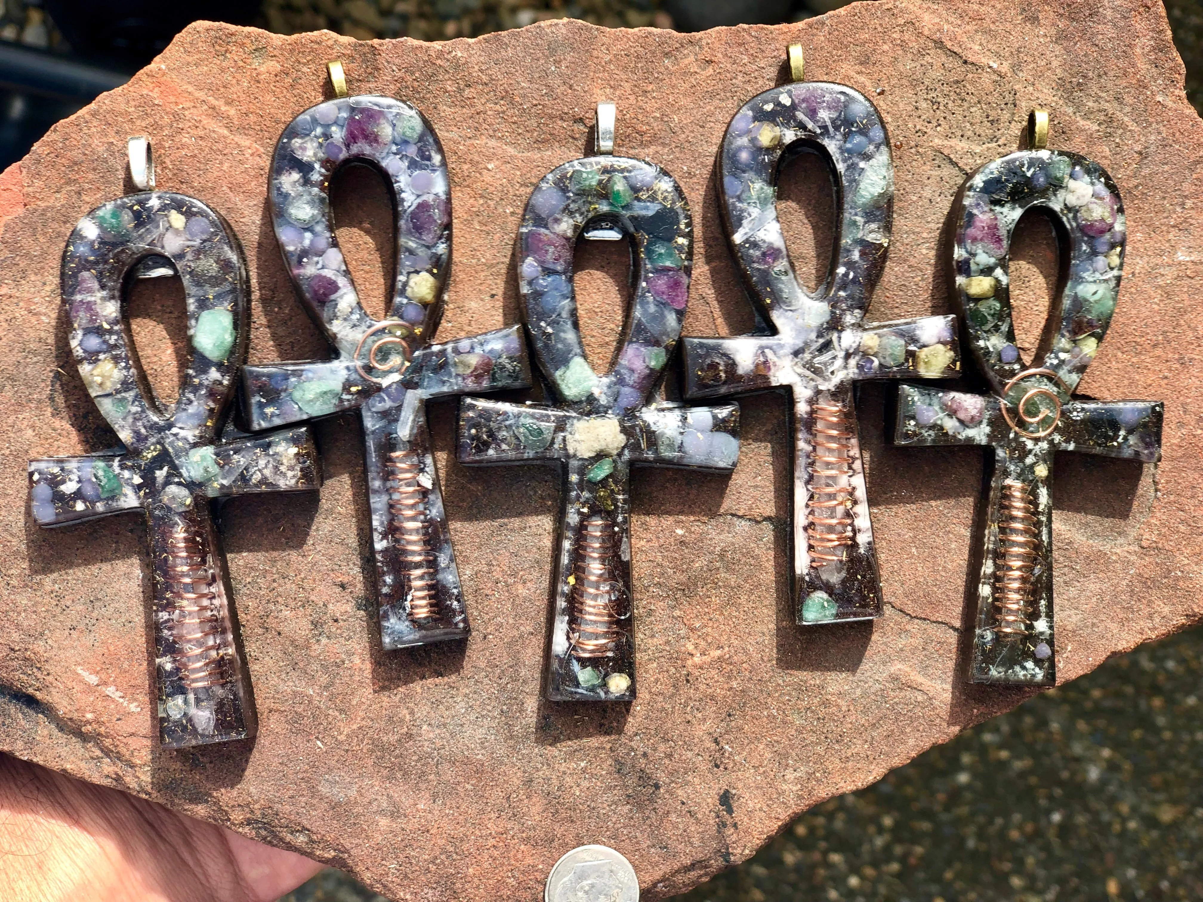 The “Medium Ankh” Orgone Amulet - Aura Protection
