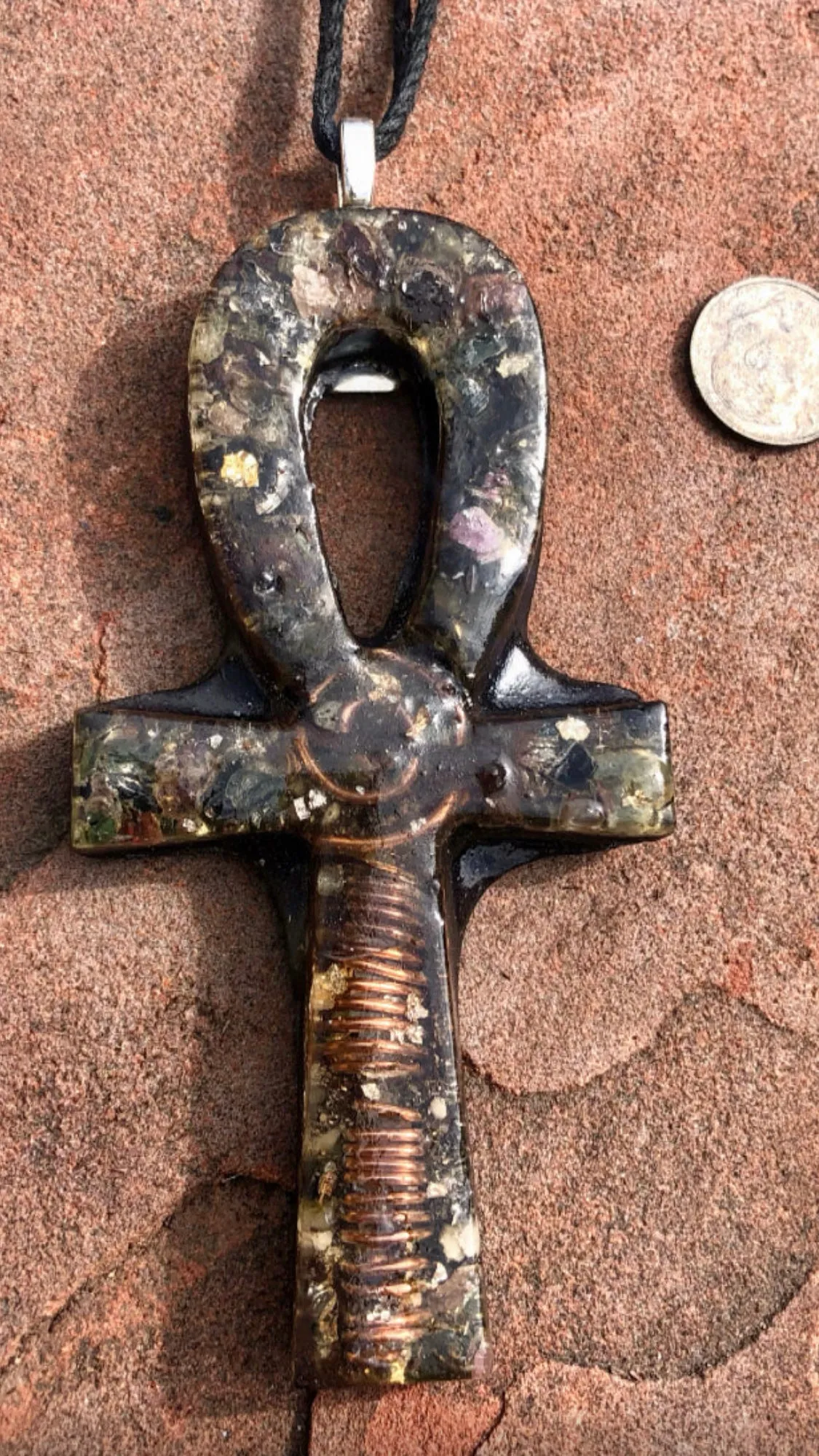 The “Medium Ankh” Orgone Amulet - Aura Protection