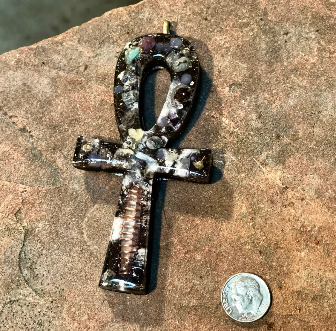 The “Medium Ankh” Orgone Amulet - Aura Protection