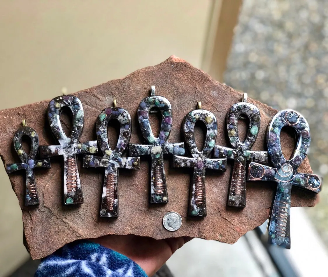 The “Medium Ankh” Orgone Amulet - Aura Protection
