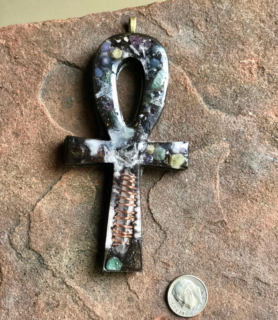 The “Medium Ankh” Orgone Amulet - Aura Protection