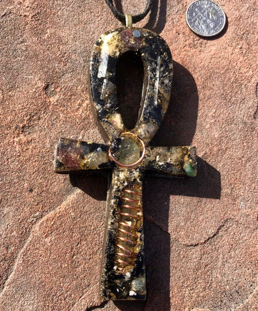 The “Medium Ankh” Orgone Amulet - Aura Protection