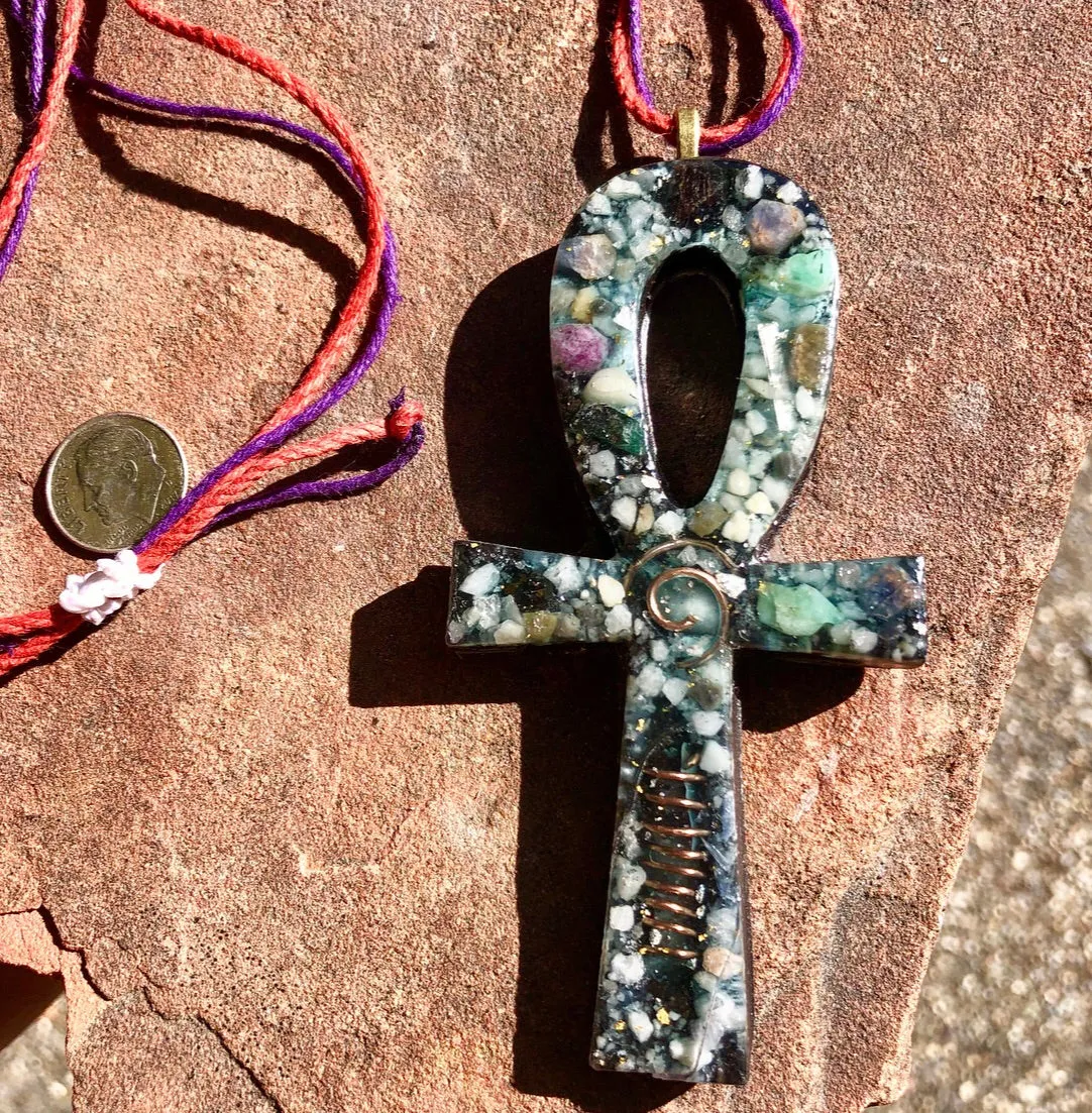 The “Medium Ankh” Orgone Amulet - Aura Protection