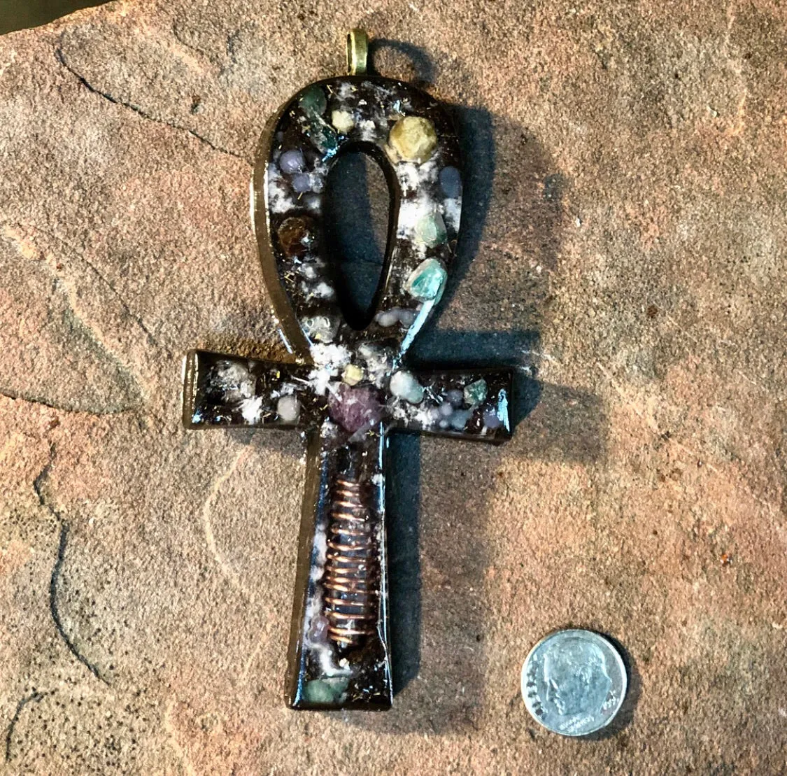 The “Medium Ankh” Orgone Amulet - Aura Protection