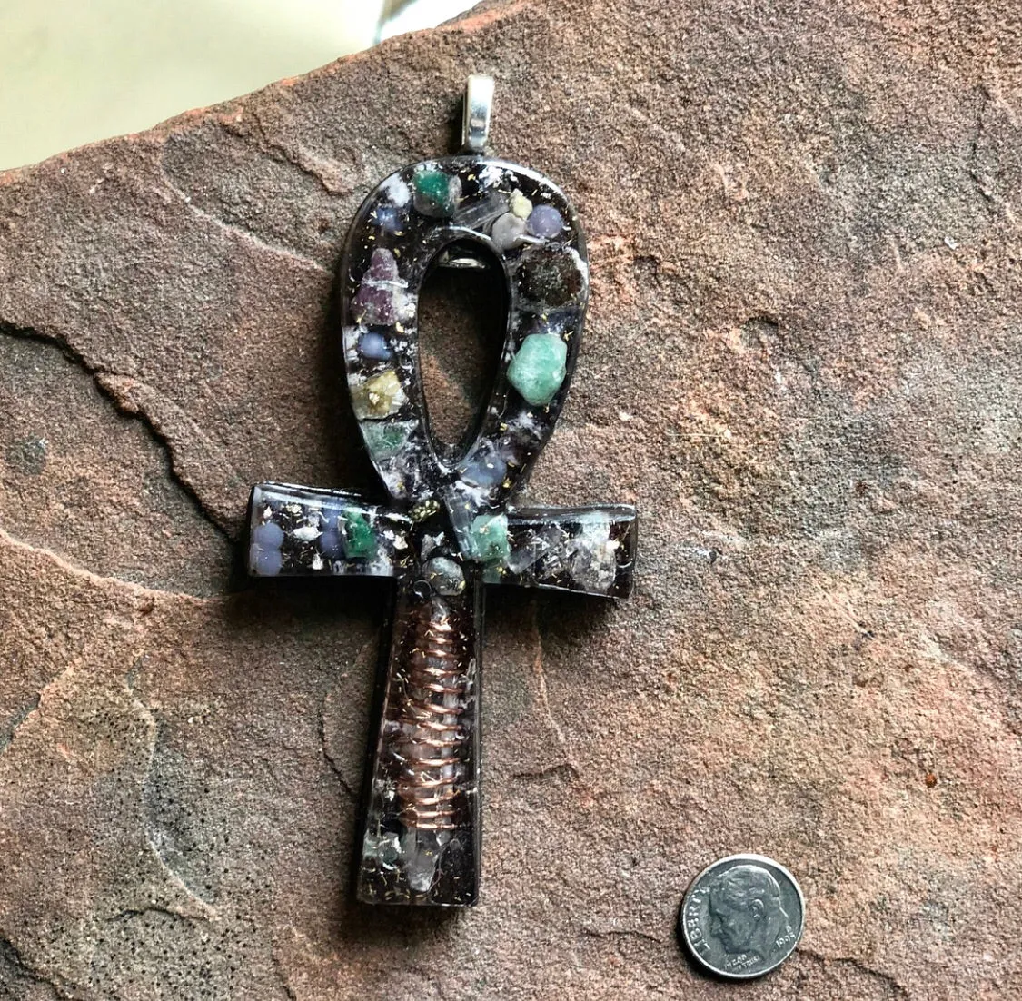 The “Medium Ankh” Orgone Amulet - Aura Protection