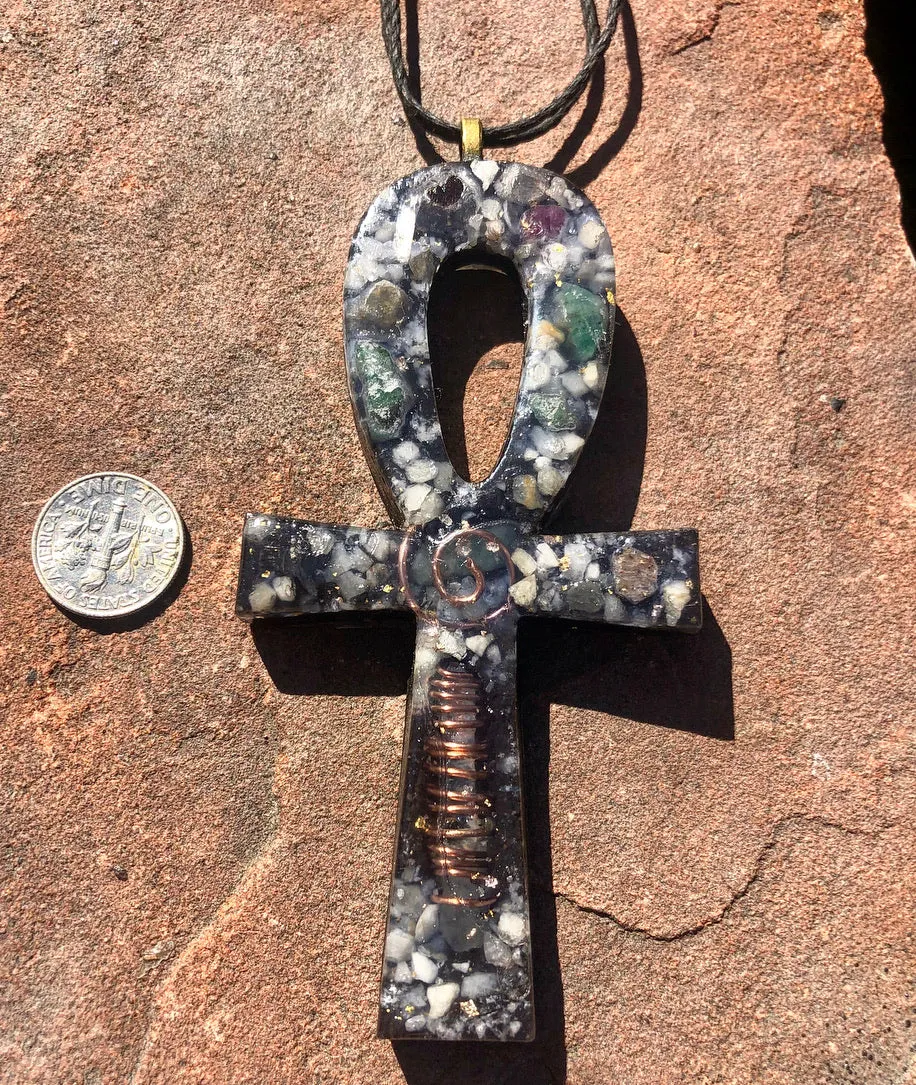 The “Medium Ankh” Orgone Amulet - Aura Protection