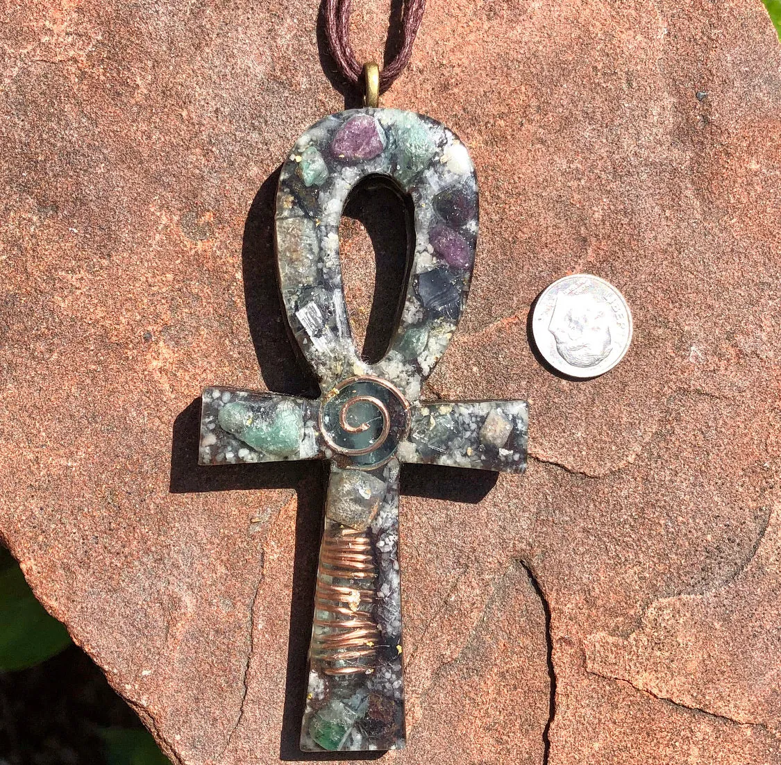 The “Medium Ankh” Orgone Amulet - Aura Protection