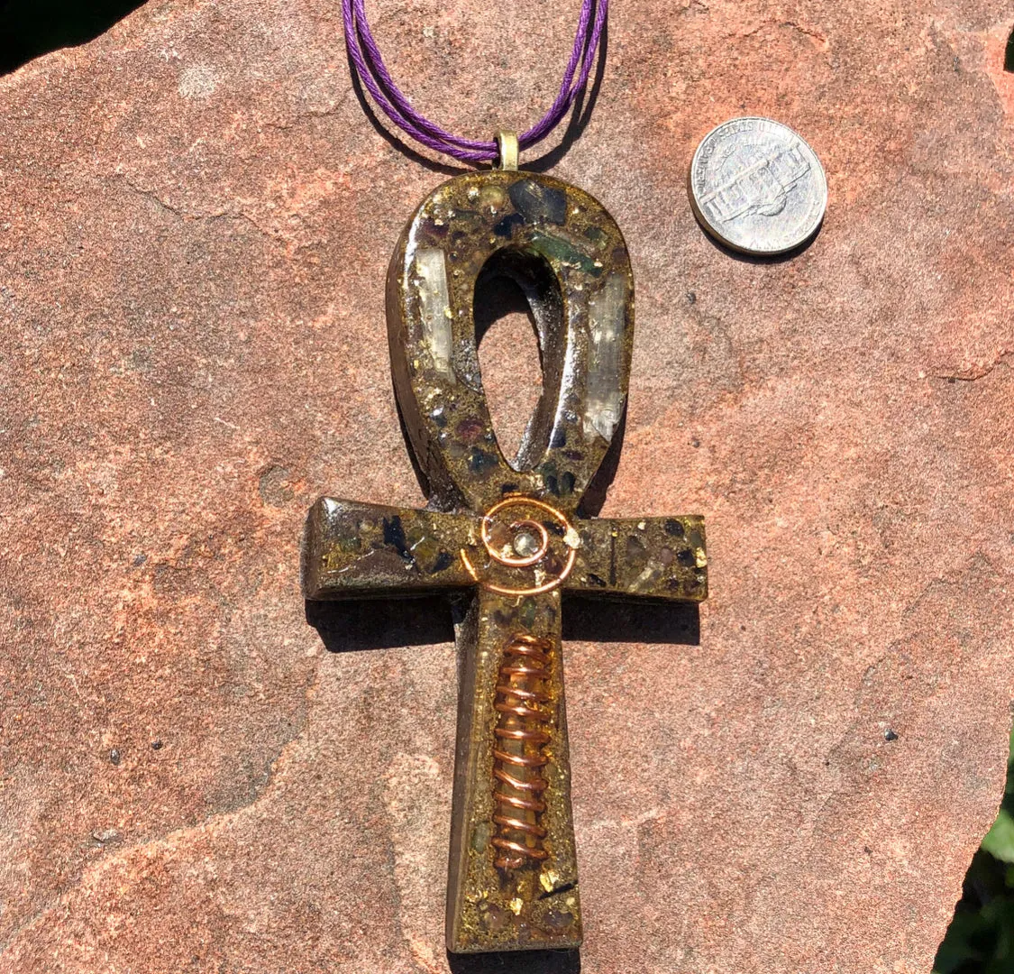 The “Medium Ankh” Orgone Amulet - Aura Protection