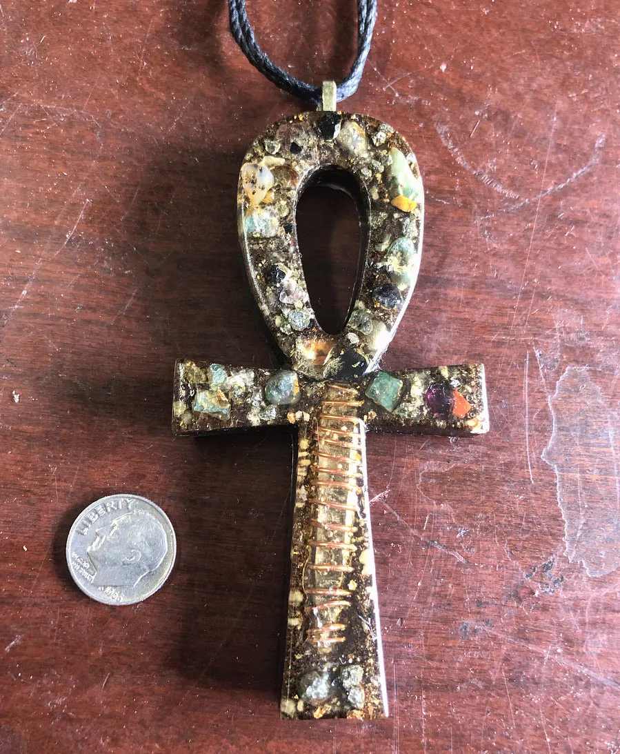 The “Medium Ankh” Orgone Amulet - Aura Protection