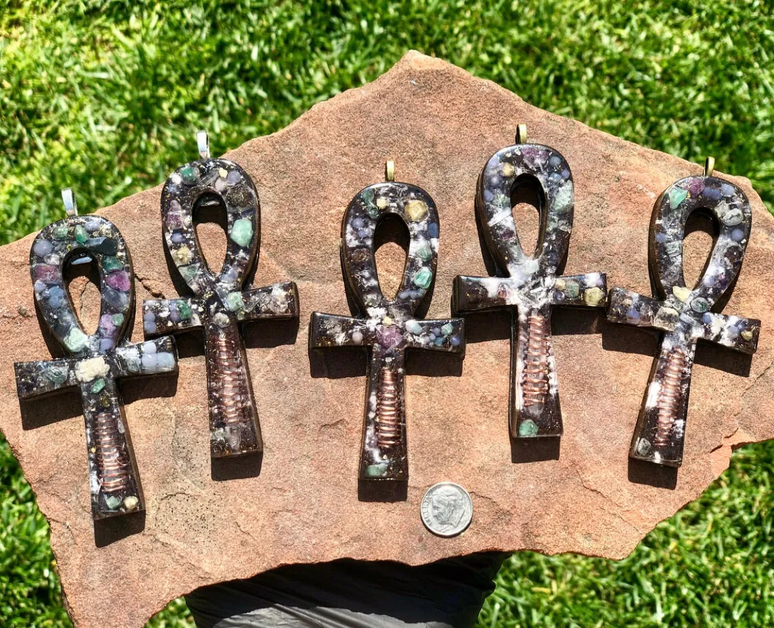 The “Medium Ankh” Orgone Amulet - Aura Protection