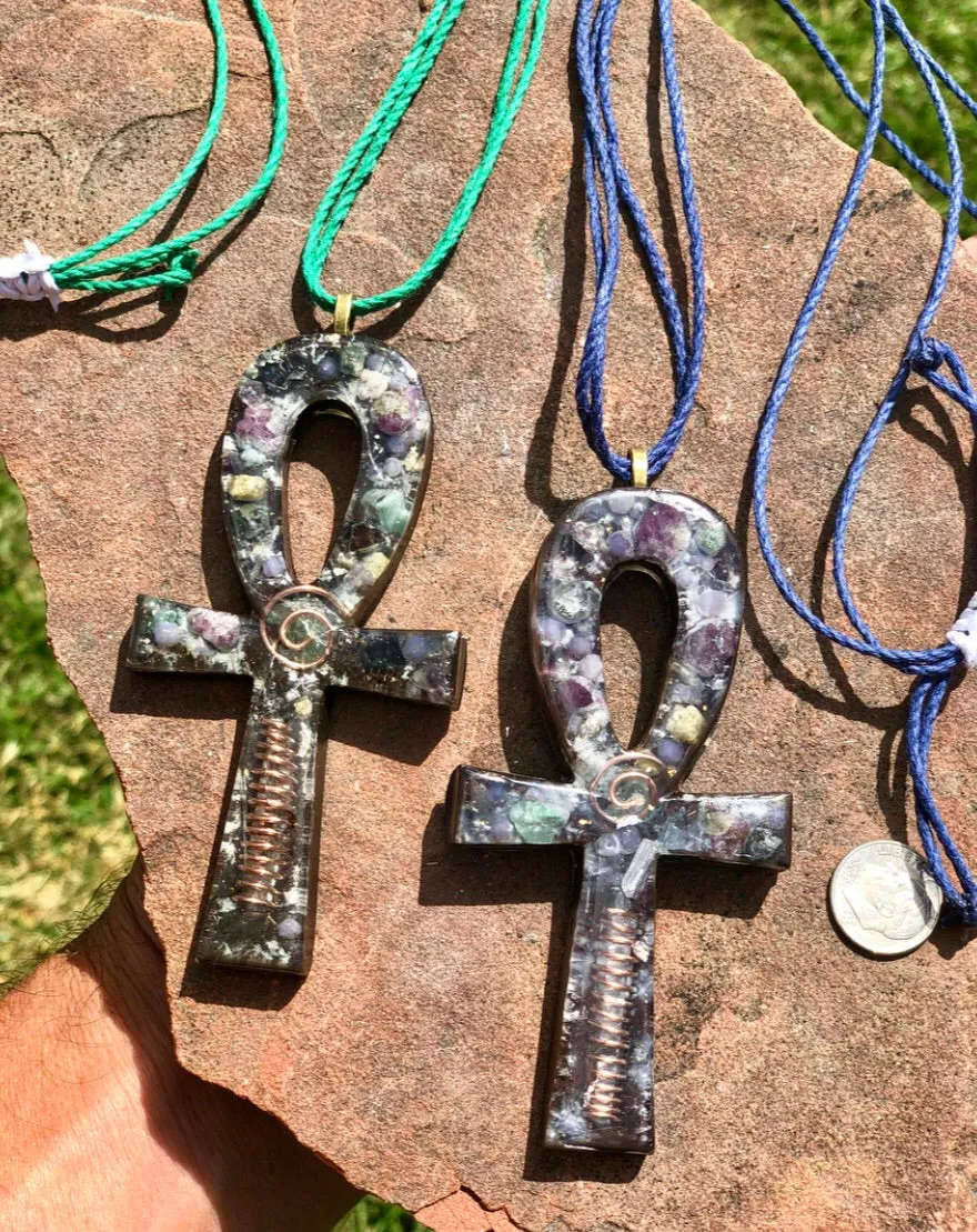 The “Medium Ankh” Orgone Amulet - Aura Protection
