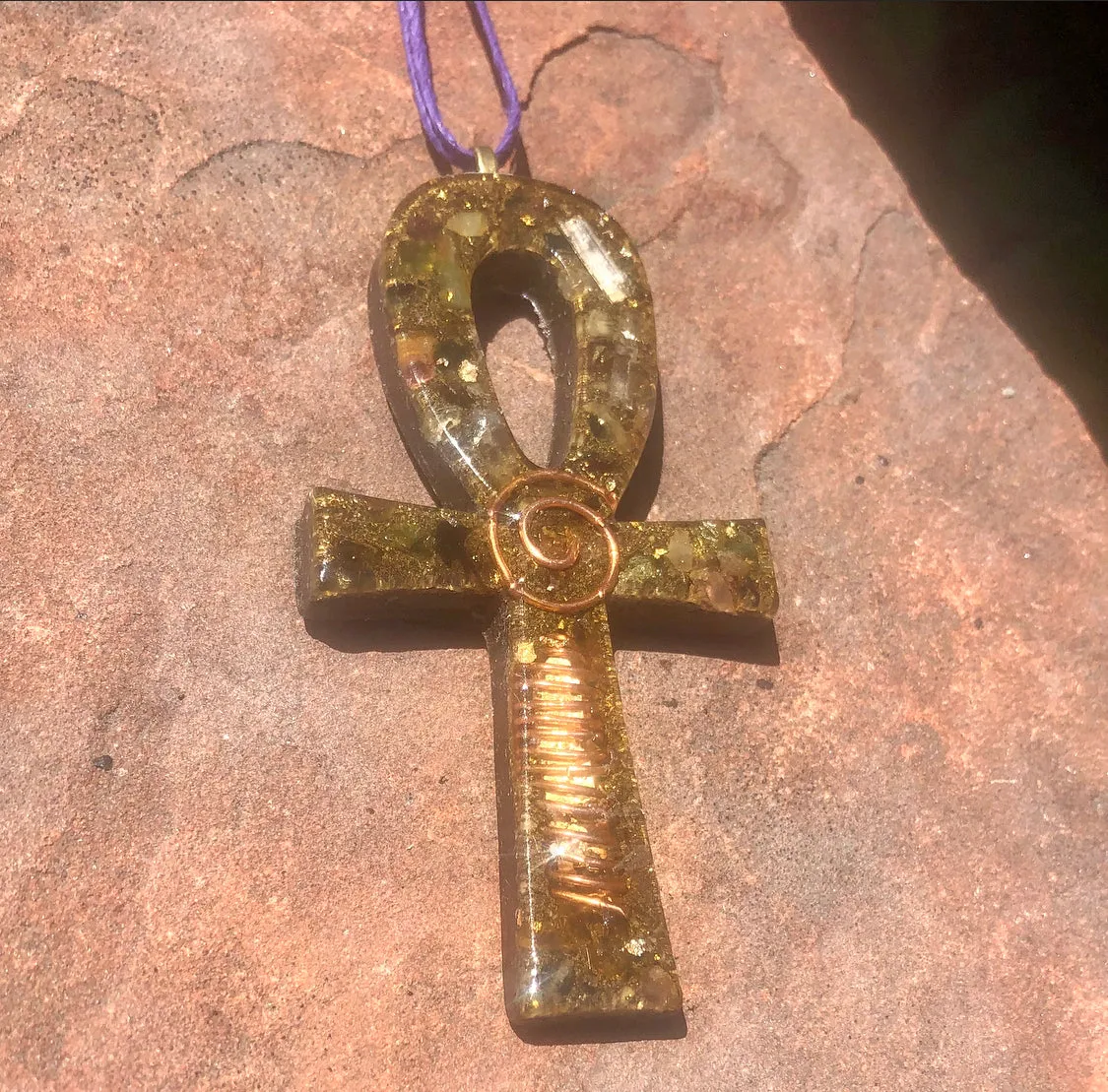 The “Medium Ankh” Orgone Amulet - Aura Protection