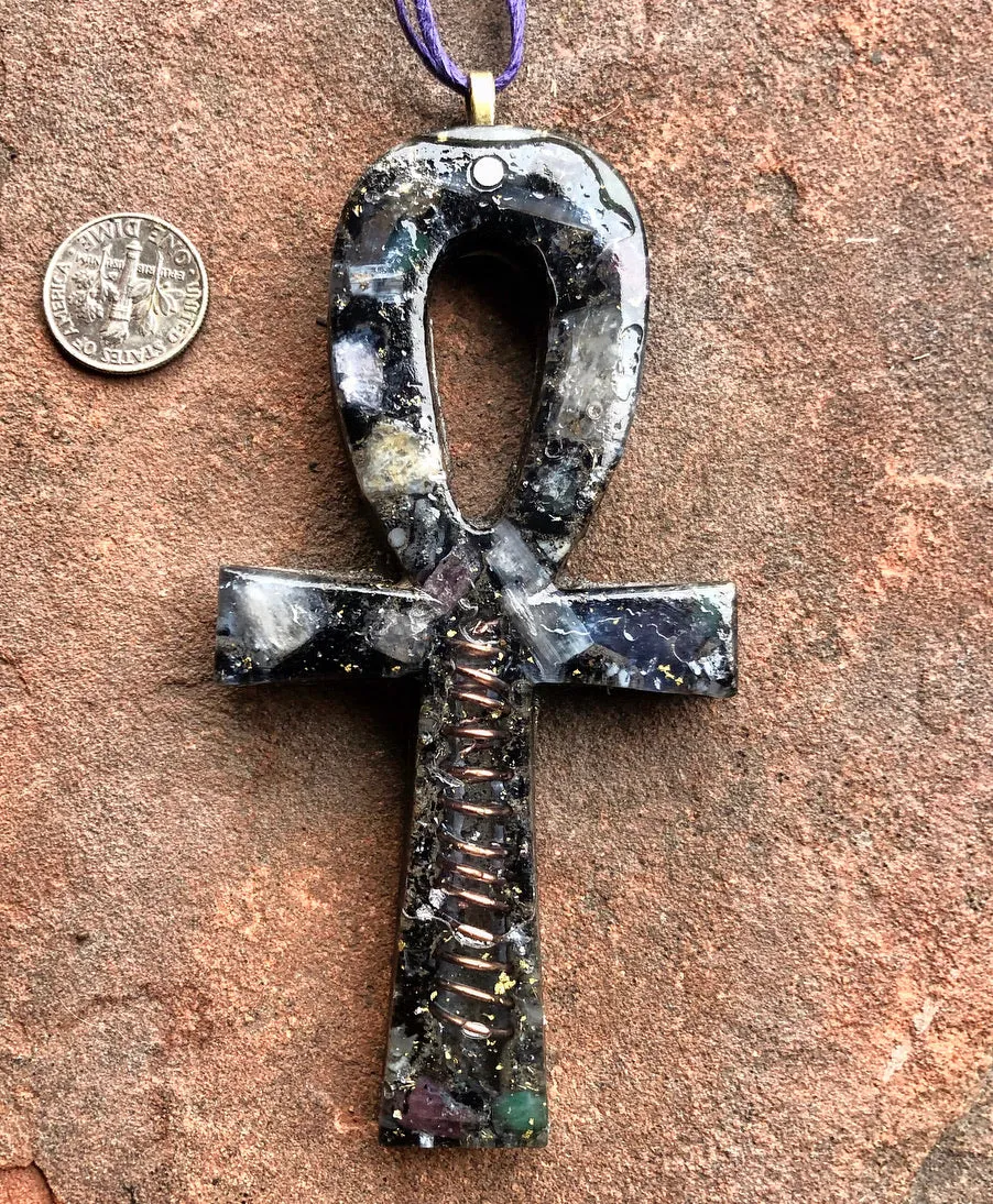 The “Medium Ankh” Orgone Amulet - Aura Protection