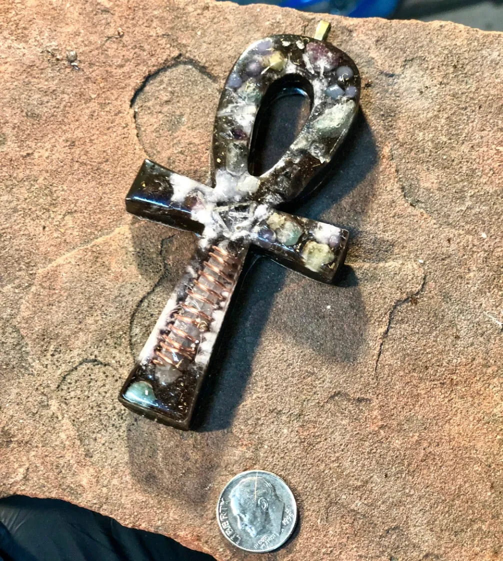 The “Medium Ankh” Orgone Amulet - Aura Protection