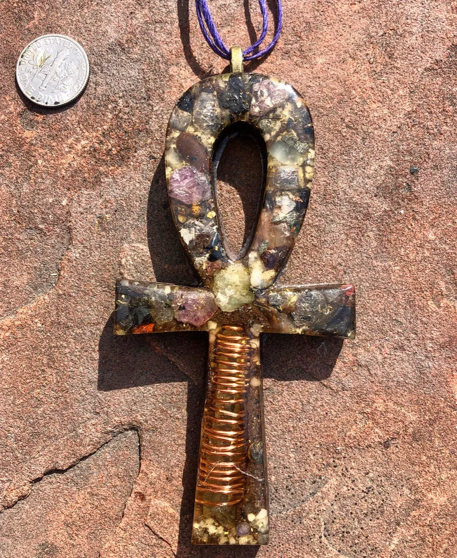 The “Medium Ankh” Orgone Amulet - Aura Protection
