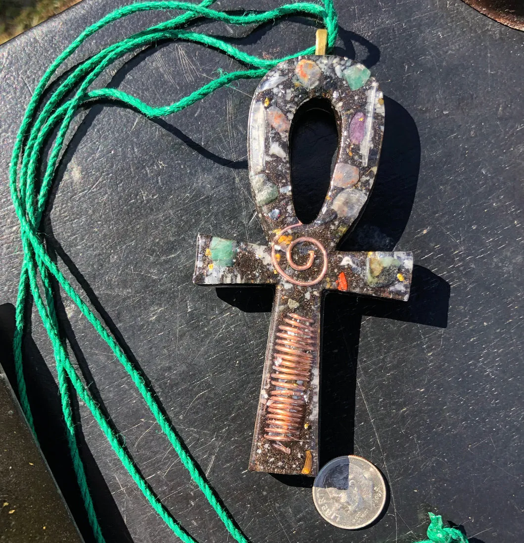 The “Medium Ankh” Orgone Amulet - Aura Protection