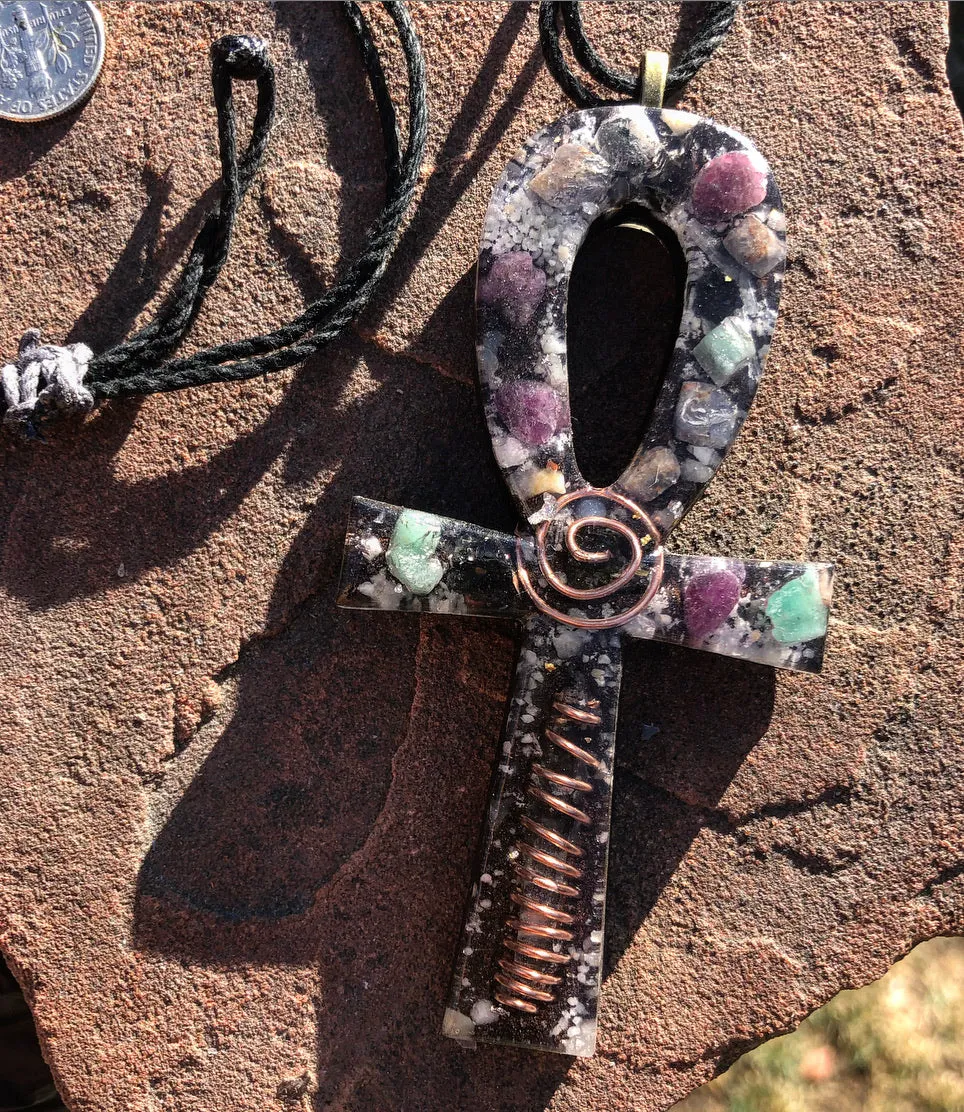 The “Medium Ankh” Orgone Amulet - Aura Protection