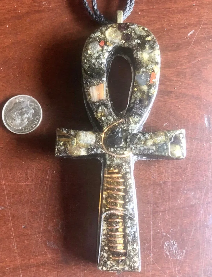 The “Medium Ankh” Orgone Amulet - Aura Protection