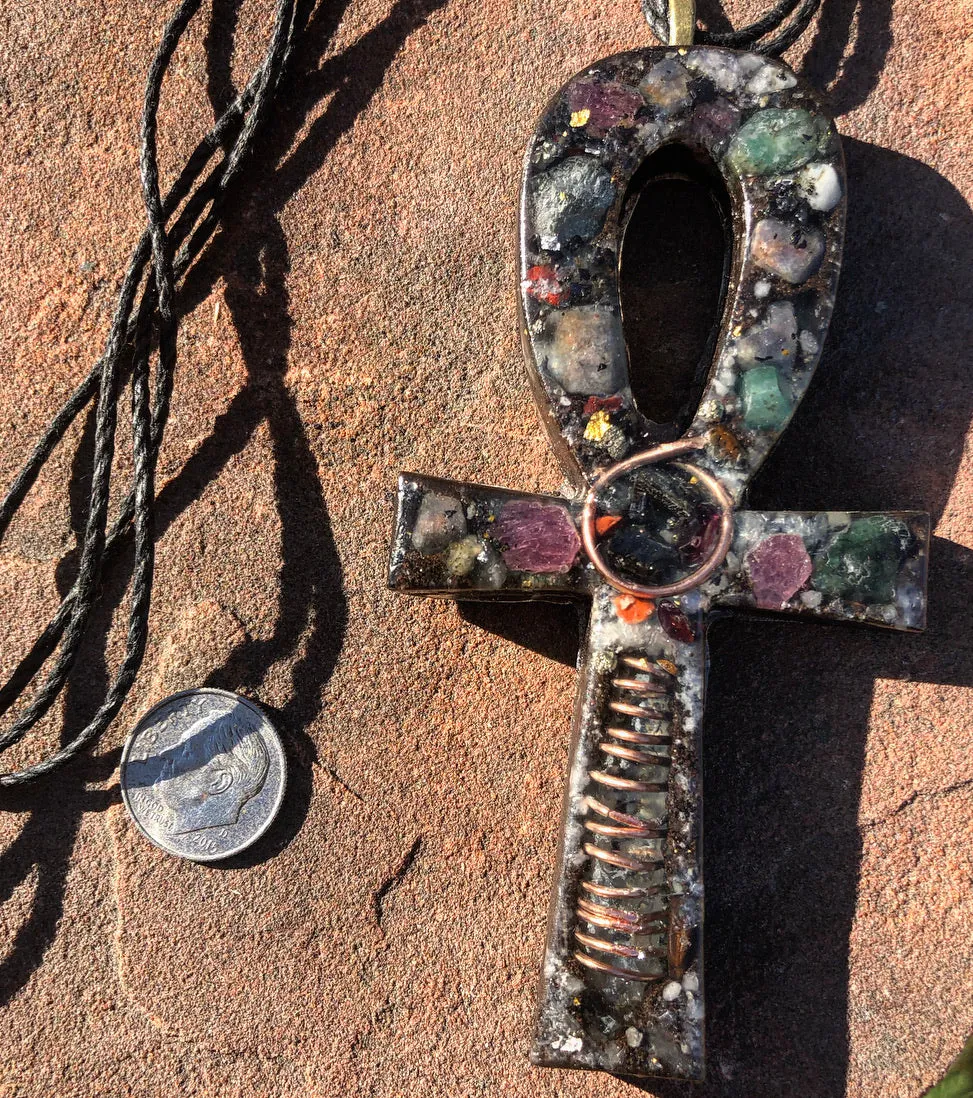 The “Medium Ankh” Orgone Amulet - Aura Protection