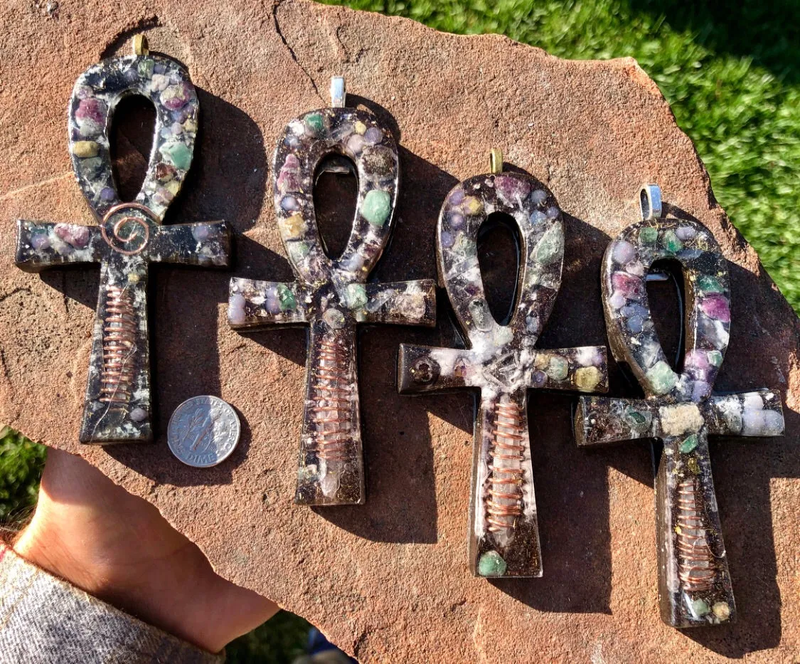 The “Medium Ankh” Orgone Amulet - Aura Protection