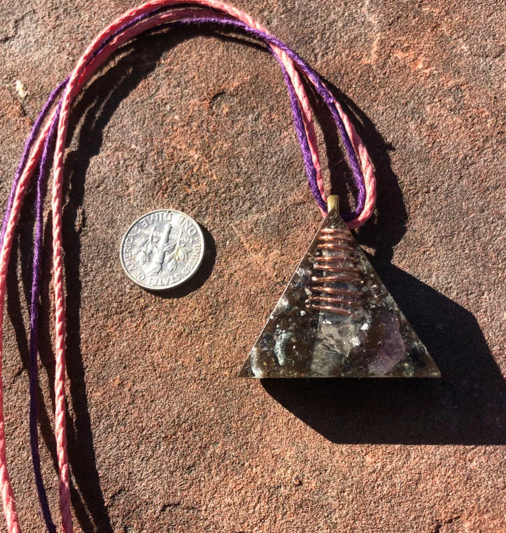 The "Equilateral" Orgone Amulet 🔺 - Aura Protection