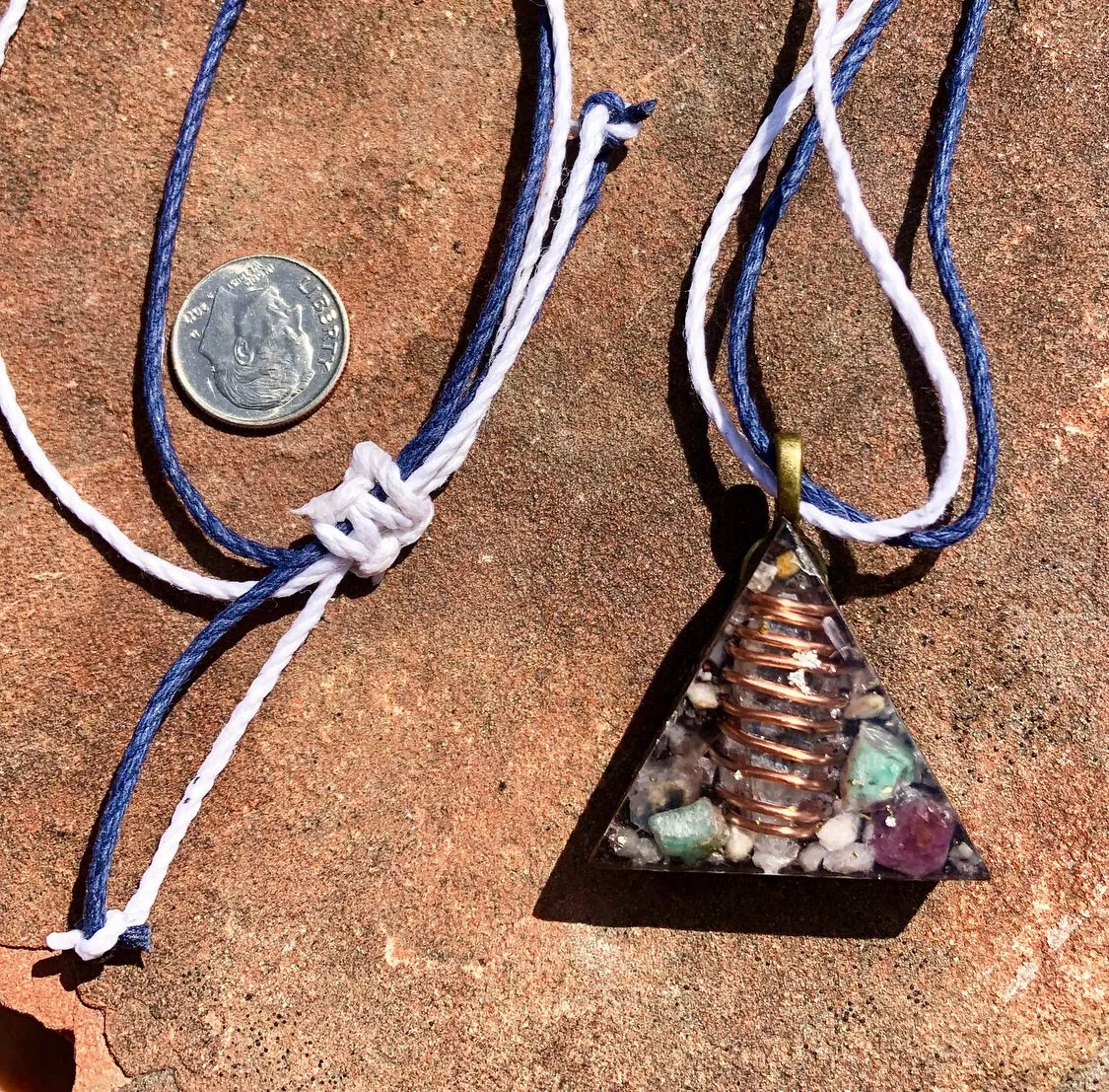 The "Equilateral" Orgone Amulet 🔺 - Aura Protection