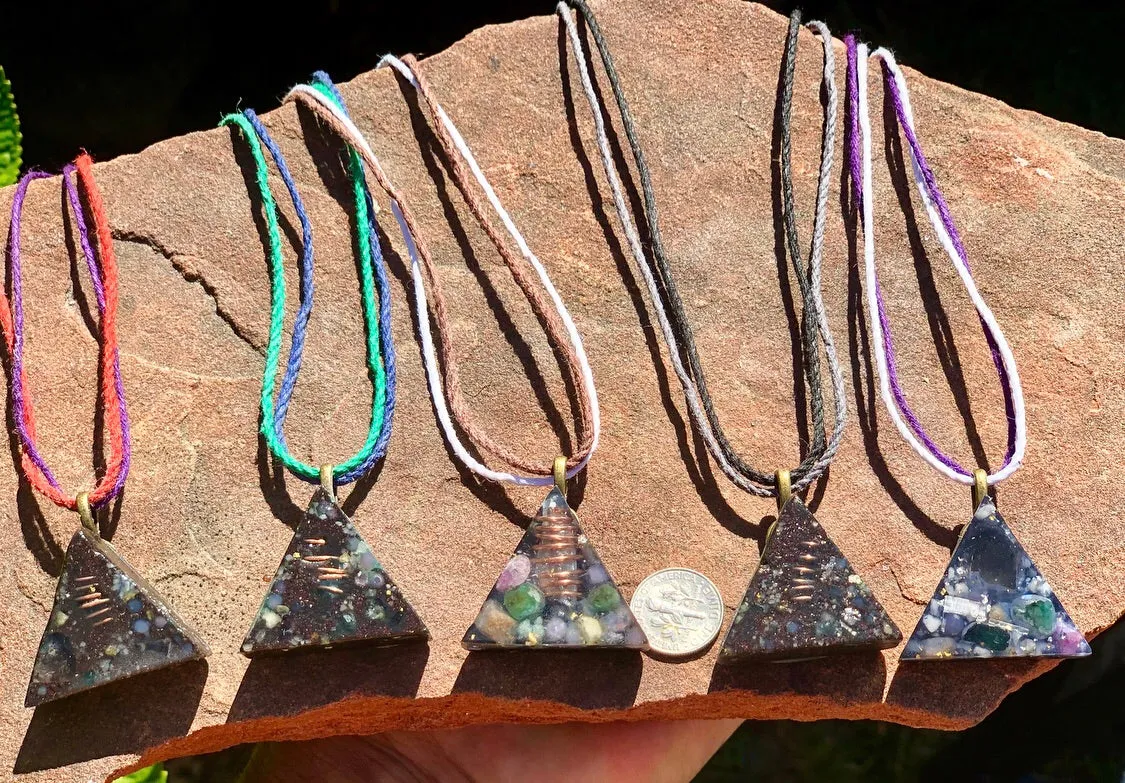 The "Equilateral" Orgone Amulet 🔺 - Aura Protection
