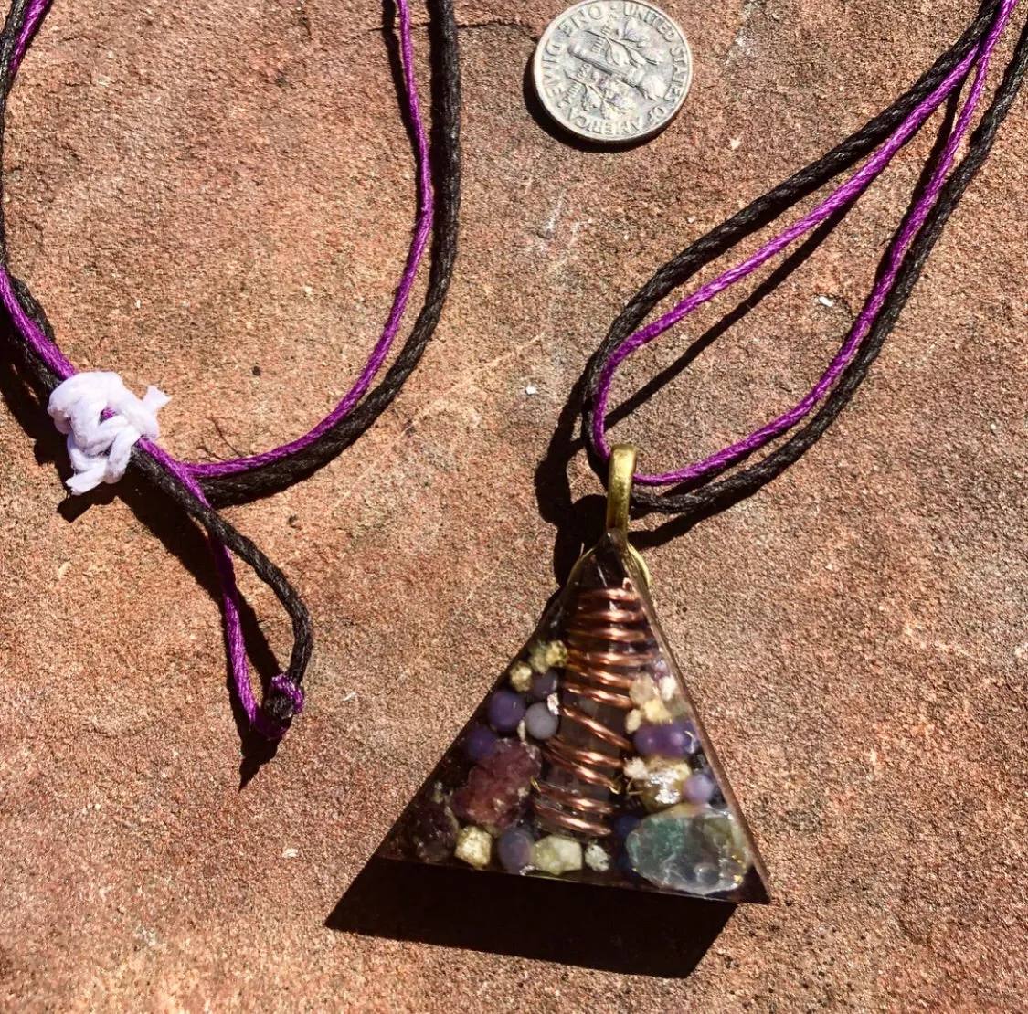 The "Equilateral" Orgone Amulet 🔺 - Aura Protection