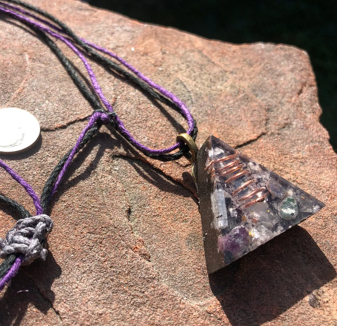 The "Equilateral" Orgone Amulet 🔺 - Aura Protection