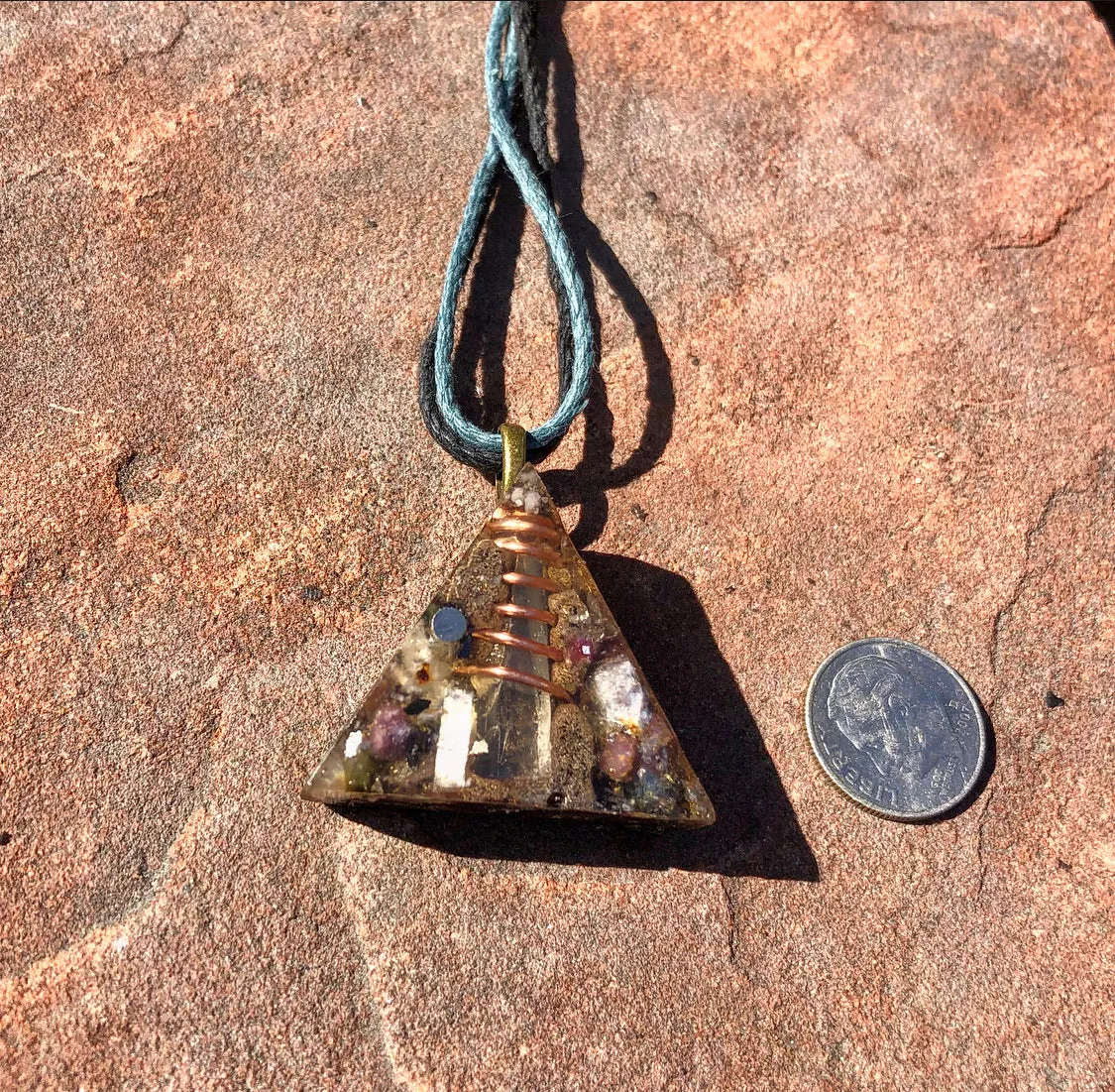The "Equilateral" Orgone Amulet 🔺 - Aura Protection