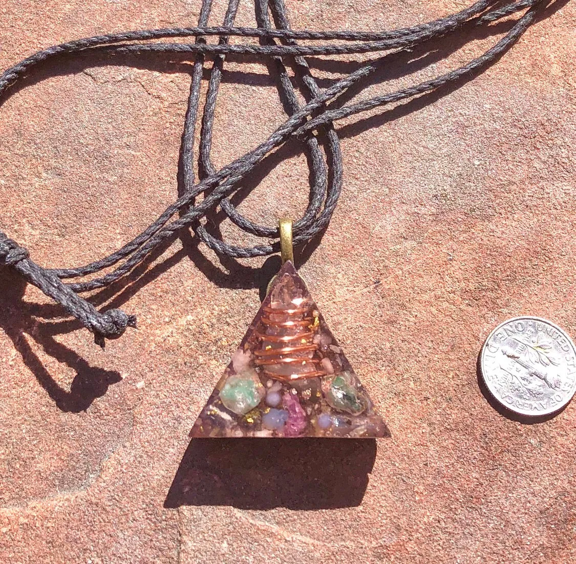 The "Equilateral" Orgone Amulet 🔺 - Aura Protection