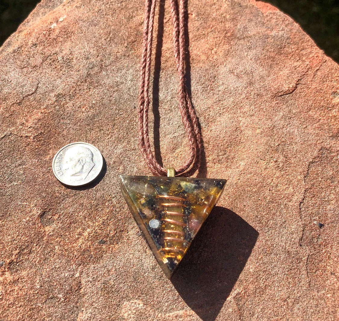 The "Equilateral" Orgone Amulet 🔺 - Aura Protection
