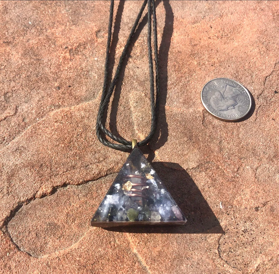 The "Equilateral" Orgone Amulet 🔺 - Aura Protection