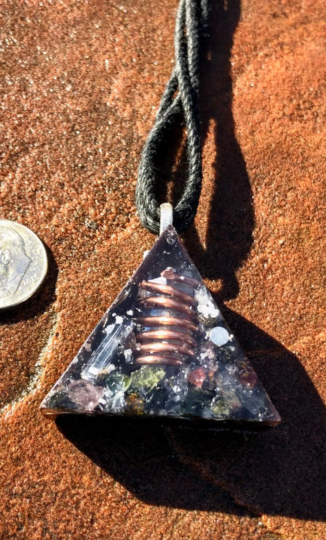 The "Equilateral" Orgone Amulet 🔺 - Aura Protection