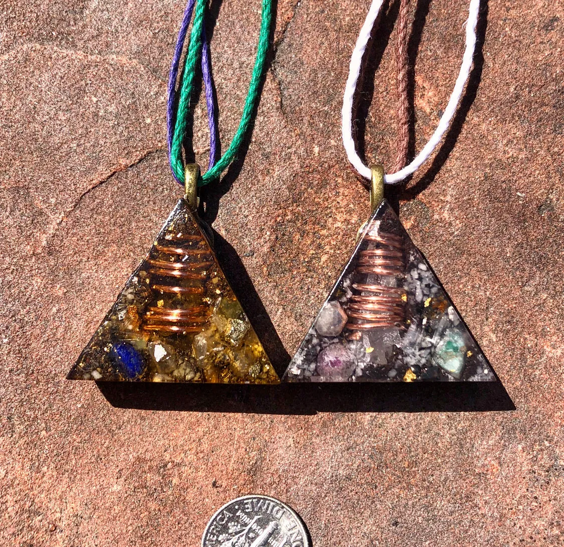The "Equilateral" Orgone Amulet 🔺 - Aura Protection