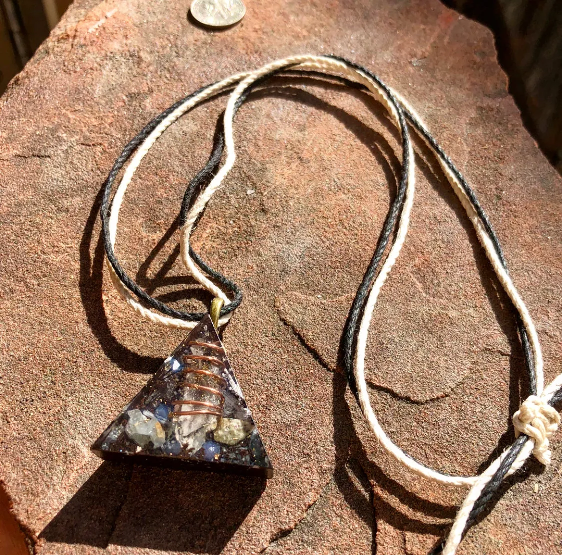 The "Equilateral" Orgone Amulet 🔺 - Aura Protection