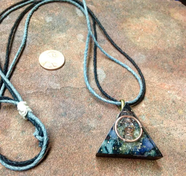 The "Equilateral" Orgone Amulet 🔺 - Aura Protection