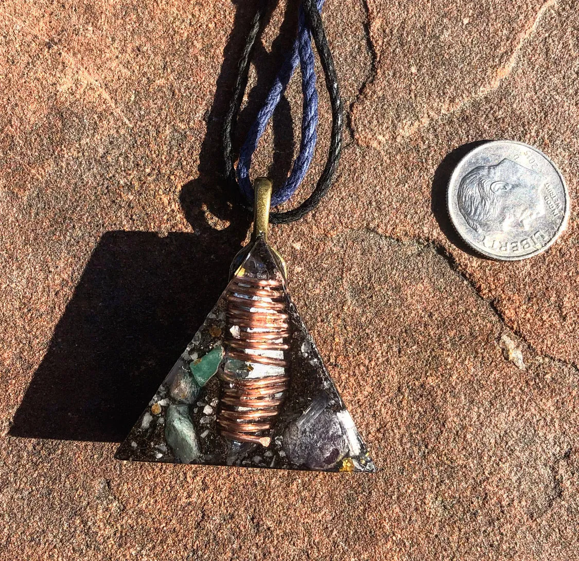 The "Equilateral" Orgone Amulet 🔺 - Aura Protection