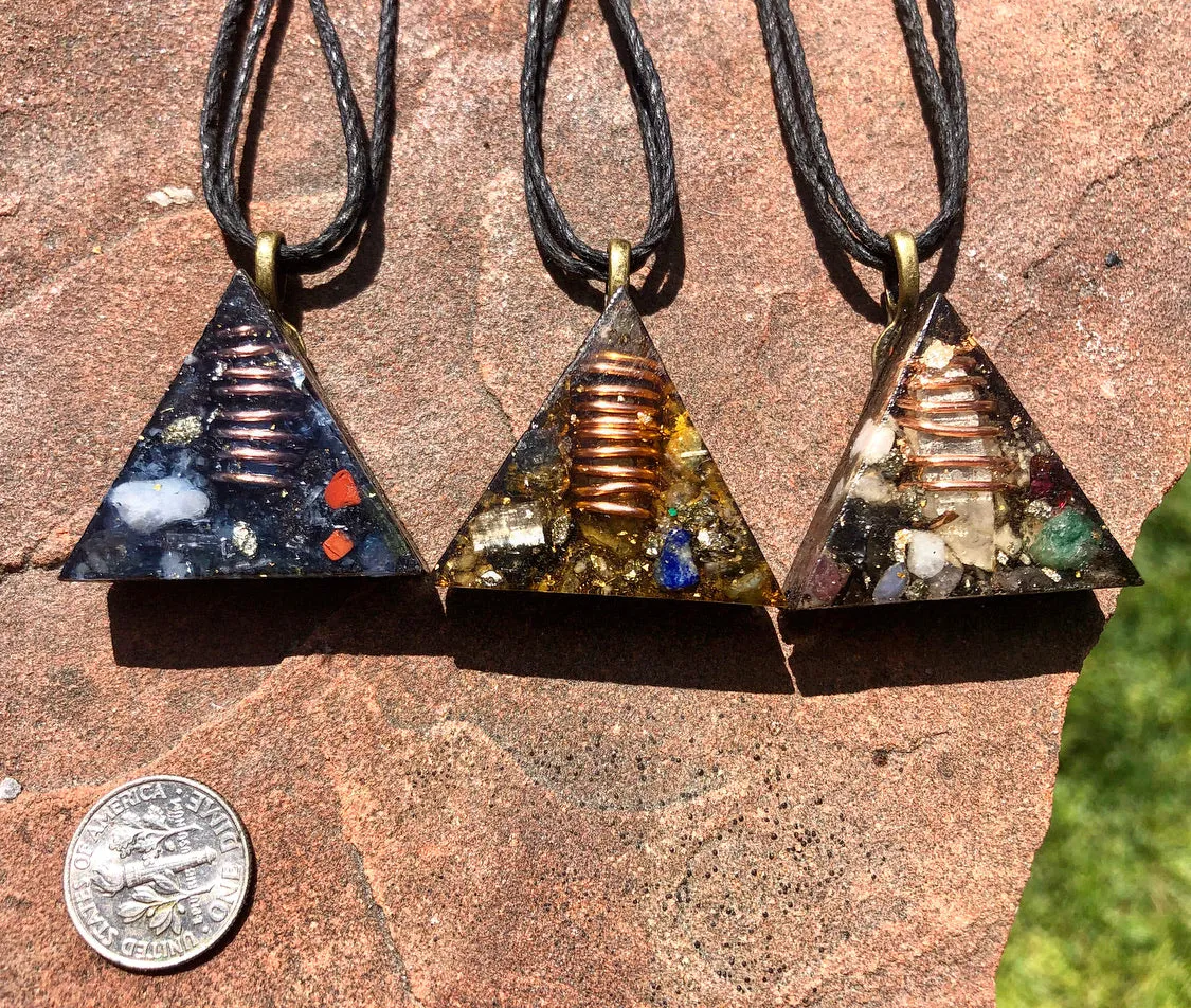 The "Equilateral" Orgone Amulet 🔺 - Aura Protection